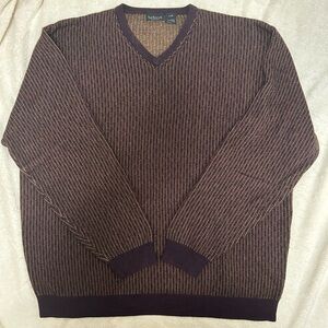 V Neck Grandpa Sweater